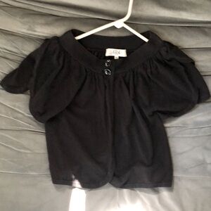 Tibi black shrug